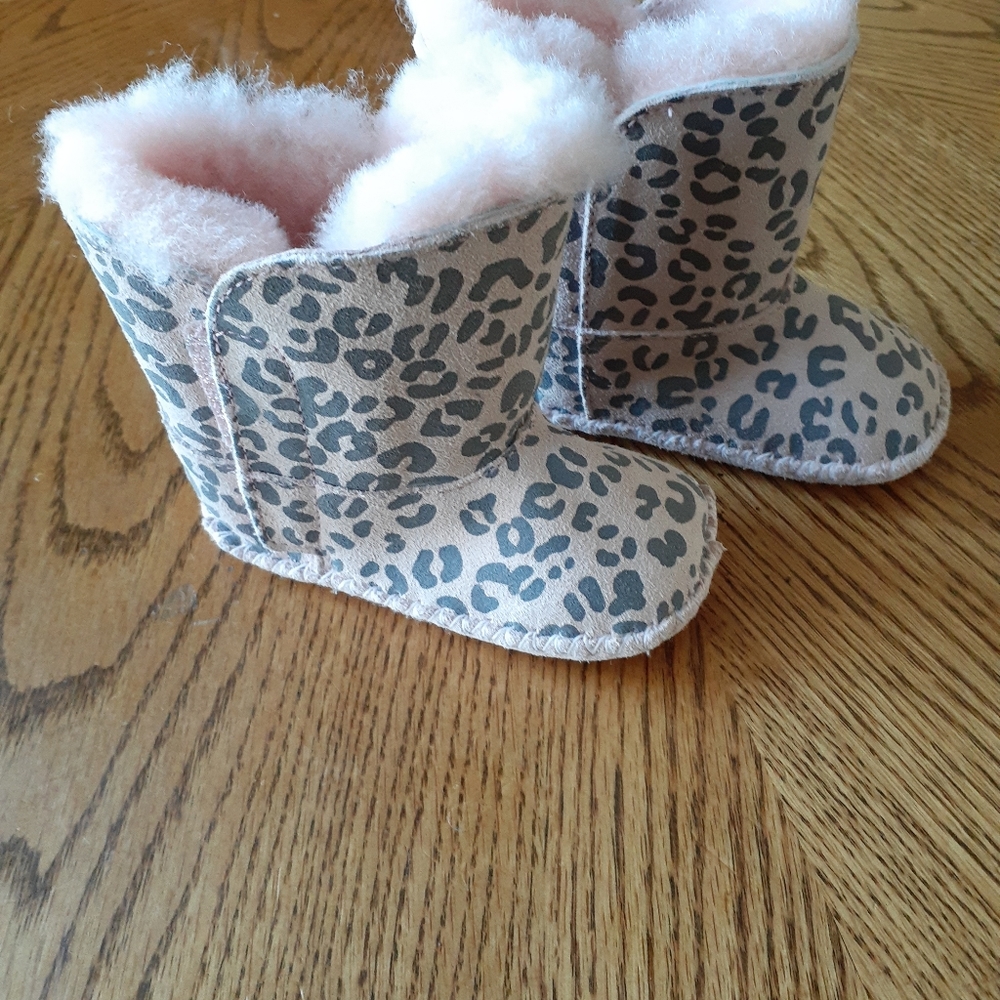 UGG Soft Pink Cheetah booties